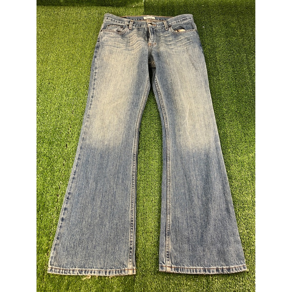 American Eagle Outfitters Favorite Fit Jeans Womens 8 Reg Blue Flare Medium Wash
